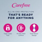  Băng vệ sinh Carefree Acti-Fresh Panty Liners, Thin to Go, Unscented 22 miếng 