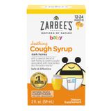  Zarbee's Naturals Baby Soothing Cough Syrup with Dark Honey, Natural Peach 2 Ounce 59ml 