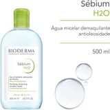  Nước tẩy trang Bioderma Sebium H2O da dầu và da hỗn hợp 500ml 