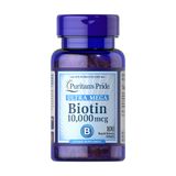  Viên uống hỗ trợ mọc tóc Puritans Pride ultra mega biotin 10000 mcg 100 viên 