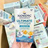  Viên uống bổ sung 6-12 tuổi Nordic Naturals Ultimate Omega Junior, Strawberry 90 viên 