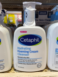  Sữa rửa mặt cho da khô đến da thường Cetaphil Hydrating Foaming Cream Face Cleanser Normal to Dry Skin 16Oz 473ml 