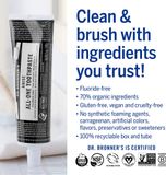 Kem đánh răng hữu cơ hương hồi Dr. Bronner's Anise Toothpaste 5Oz 140g 
