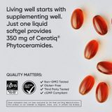  Viên uống cấp ẩm cho da Phytoceramides 350mg Made with Clinically Proven Lipowheat® 30 viên 