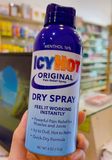  Xịt giảm đau Icy Hot Pain Relief Dry Spray Maximum Strength with Menthol 4Oz 113g 
