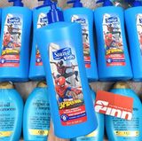  Sữa tắm gội xả cho bé Suave Kids 3-in-1 Spider-Man Shampoo Conditioner Body Wash 28Oz 828ml 