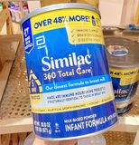  Sữa Mỹ Similac 360 Total Care GMO Free Infant Formula Powder 30.8Oz 873g 