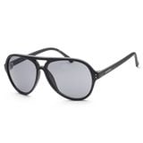  Mắt kính thời trang Calvin Klein CK19532S 001 Men's Matte Black Retro Pilot Sunglasses 