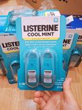  Set 2 xịt thơm miệng Listerine PocketMist Oral Care Mist Cool Mint 2 x 7.7ml 