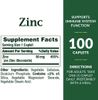  Viên uống bổ sung kẽm Nature's Bounty Zinc 50mg 100 viên 