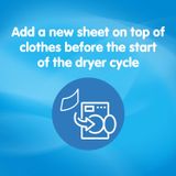  Giấy thơm quần áo Snuggle Blue Sparkle Fabric Softener Dryer Sheets 120 tờ 