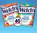  Kẹo Welch's Fruit Snack Fruit Punch & Island Fruit 0,9kg 40 gói 