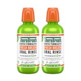  Nước súc miệng TheraBreath Fresh Breath Dentist Formulated Oral Rinse - Mild Mint 16Oz 473ml 