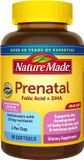  Viên uống bổ sung vitamin tổng hợp cho mẹ bầu Nature Made Prenatal Folic Acid + DHA Softgels 90 viên 