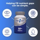  Viên uống bổ sung vitamin tổng hợp cho nam trên 50 tuổi One A Day Men's 50+ Multivitamin 300 viên 