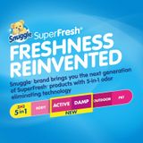  Giấy thơm quần áo Snuggle Fabric Softener Dryer Sheets 5 in 1 Plus - SuperFresh Morning Breeze 200 tờ 
