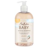  Dầu tắm - gội cho bé SheaMoisture Baby Wash and Shampoo for Baby 100% Virgin Coconut Oil, 13 Fl Oz 384ml 