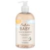  Sữa tắm gội cho bé SheaMoisture Baby Wash and Shampoo for Baby 100% Virgin Coconut Oil 13Oz 384ml 