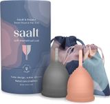  Cốc nguyệt san Saalt Soft Menstrual Cups - Small & Regular - 2pk 