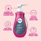  Kem cạo lông Veet professional 2 minute hair removal cream for all 13.5Oz 400ml 