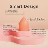  Cốc nguyệt san Saalt Soft Menstrual Cups - Small & Regular - 2pk 