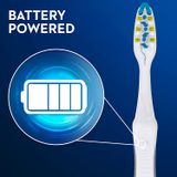  Bàn chải đánh răng bằng pin màu trắng Oral-B Pulsar 3d Battery Powered White Advanced Vivid Soft Toothbrush Twin Pack 