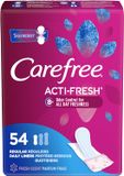  Băng vệ sinh Carefree Acti-Fresh Body Shaped Pantiliners, Regular 54 miếng 