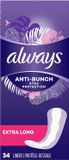  Always Xtra Protection Daily Feminine Panty Liners for Women, Extra Long, Unscented, 34 Count 
