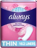  Băng vệ sinh Always Incredibly Thin Liners Wrapped Unscented 162 miếng 