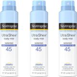  Xịt chống nắng Neutrogena Ultra Sheer Body Mist Sunscreen, Broad Spectrum SPF 45, 5 oz 141g 
