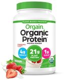  Bột bổ sung Protein Orgain Organic Protein Powder Plant Based Strawberries 32.4OZ 920g 