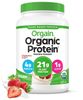  Bột bổ sung Protein Orgain Organic Protein Powder Plant Based Strawberries 1g Sugar 32.4OZ 920g 