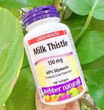  CTY - Viên uống bổ gan Webber Naturals Milk Thistle 150mg 240 viên 