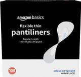  Băng vệ sinh Amazon Basics Flexible Thin Pantiliner, Regular Length 100 miếng 