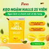  Kẹo ngậm ho Halls Mentho-Lyptus Drops Sugar Free Honey-Lemon 25 viên 