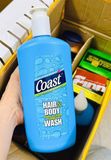  Sữa Tắm Gội cho nam Coast Classic Scent Hair & Body Wash 946ml 32Oz 