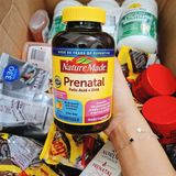  Viên uống bổ sung vitamin tổng hợp cho mẹ bầu Nature Made Prenatal Folic Acid + DHA 150 viên 