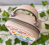  Túi Coach Eva Phone Crossbody In Rainbow Signature Canvas 