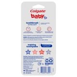  Set bàn chải và kem đánh răng cho bé Colgate My First Baby and Toddler Fluoride Free Toothpaste and Toothbrush 1.75Oz 49.6g 