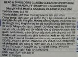  CTY-Dầu gội xả Head & Shoulders Classic Clean 2-in-1 Dandruff Shampoo + Conditioner 20.7Oz 613ml 