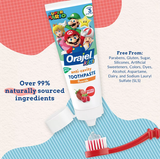  Kem đánh răng Orajel Super Mario Berry 4.2Oz 119g 