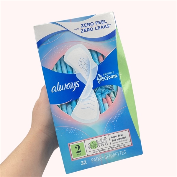 Băng Vệ Sinh Always Infinity Pads, Size 2 46 miếng