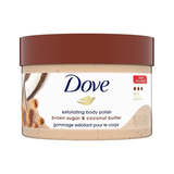  Tẩy tế bào chết Dove Exfoliating Body Polish Scrub For Silky Smooth Skin Brown Sugar & Coconut Butter Body Scrub 10.5Oz 298g 