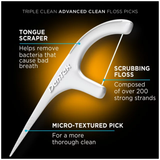  Tăm chỉ nha khoa DenTek Triple Clean Advanced Clean Floss Picks 150 cái 