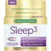  Viên uống hỗ trợ giấc ngủ Nature's Bounty Melatonin Sleep3 Maximum Strength 10mg Tri-Layered 30 viên 