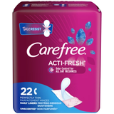  Băng vệ sinh Carefree Acti-Fresh Panty Liners, Thin to Go, Unscented 22 miếng 