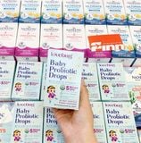  Siro bổ sung lợi khuẩn cho bé LoveBug Probiotics Baby Probiotic Drops with Vitamin D 0.34Oz 10ml 