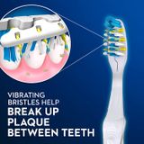  Bàn chải đánh răng bằng pin màu trắng Oral-B Pulsar 3d Battery Powered White Advanced Vivid Soft Toothbrush Twin Pack 