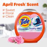  Viên giặt quần áo Tide April Fresh Power Pods with Downy HE Compatible Laundry Detergent 45 viên 