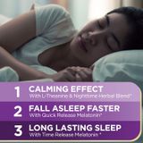  Viên uống hỗ trợ giấc ngủ Nature's Bounty Melatonin Sleep3 Maximum Strength 10mg 30 Tri-Layered Tablets 